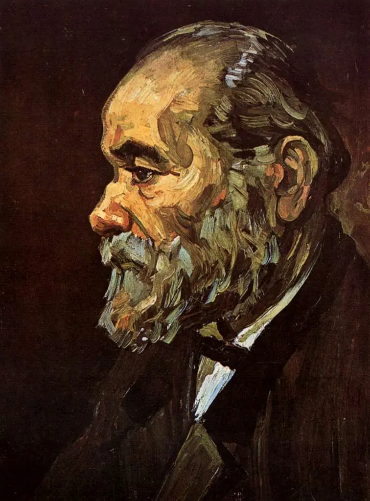Van Gogh Antwerp 1885-86: Portrait Of An Old Man With Beard