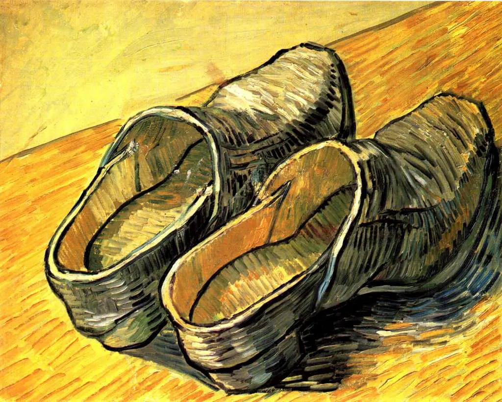 van Gogh Arles 1888-89: A Pair Of Leather Clogs