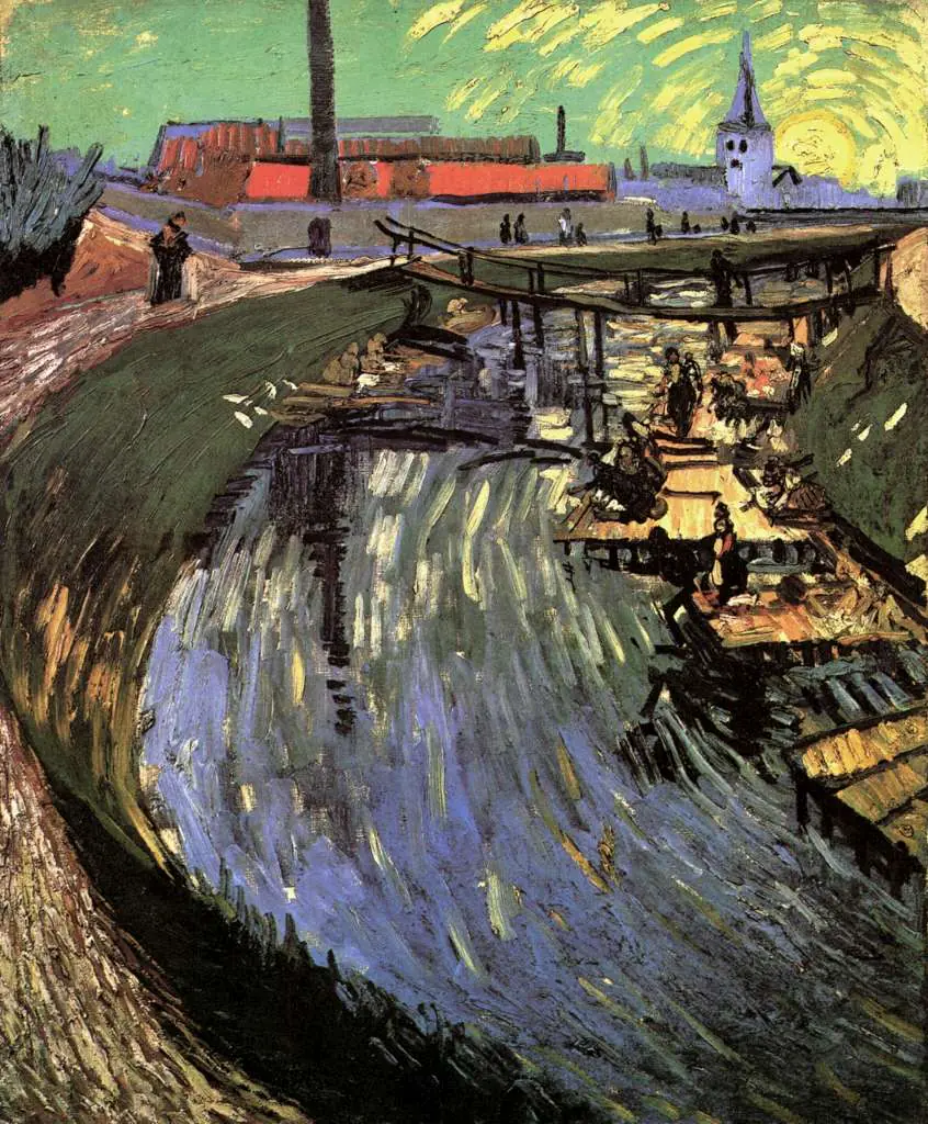 van Gogh Arles 1888-89: Canal With Women Washing