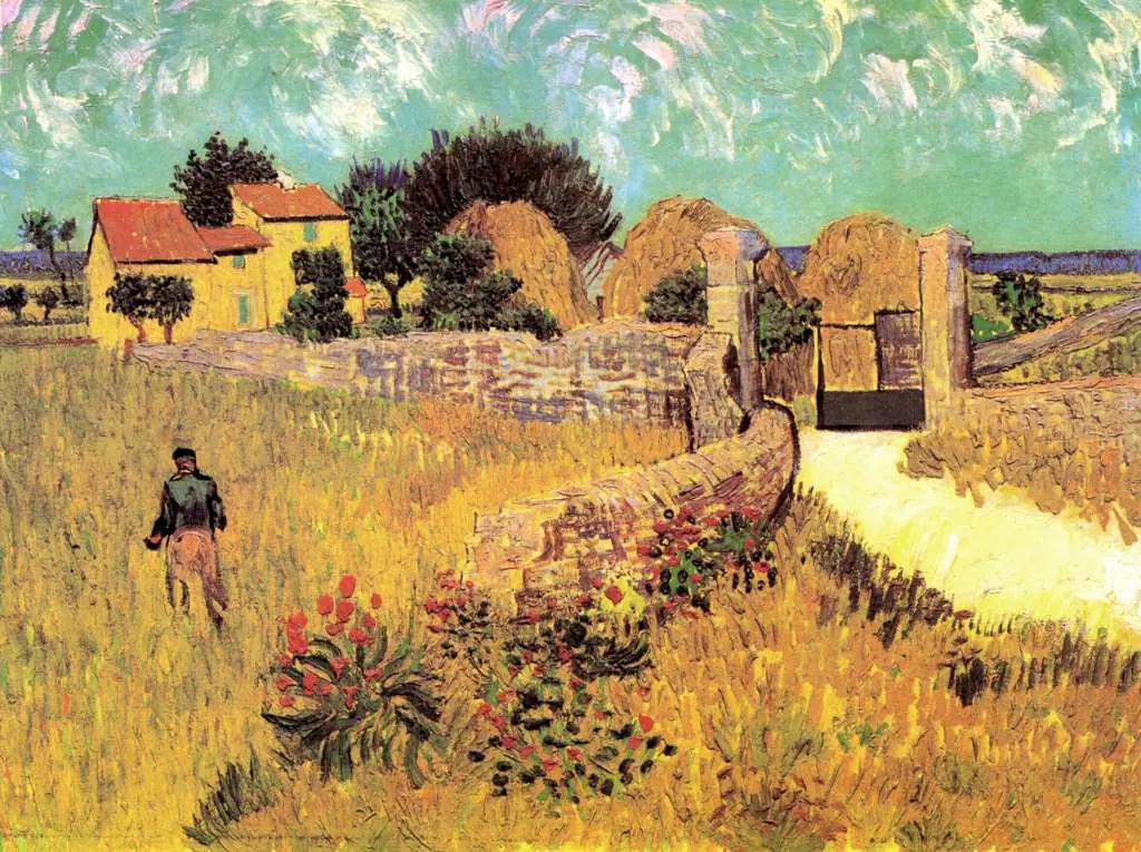 van Gogh Arles 1888-89: Farmhouse In Provence