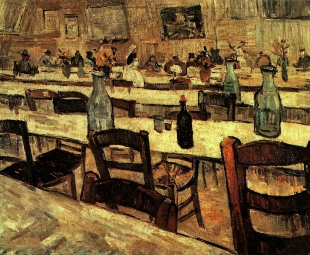 van Gogh Arles 1888-89: Interior Of A Restaurant In Arles