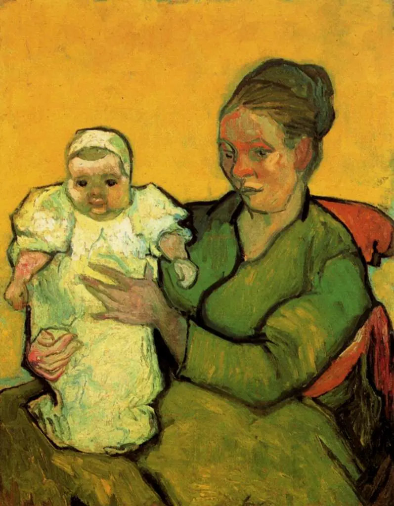 van Gogh Arles 1888-89: Mother Roulin With Her Baby