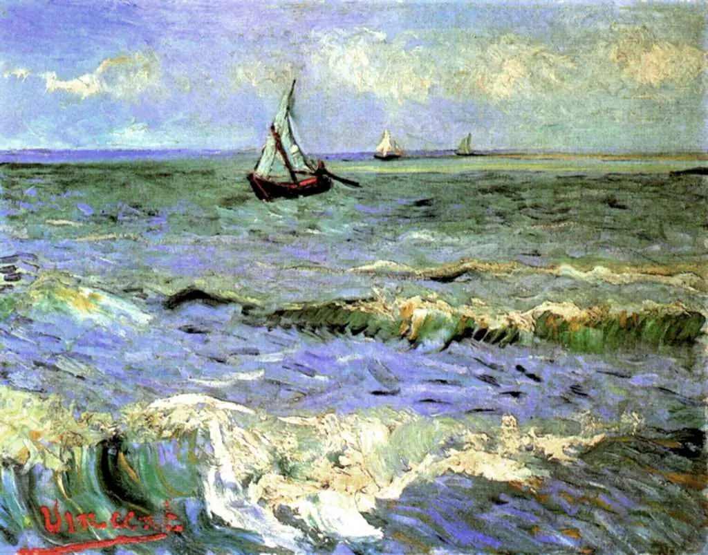 van Gogh Arles 1888-89: Seascape At Saintes-maries