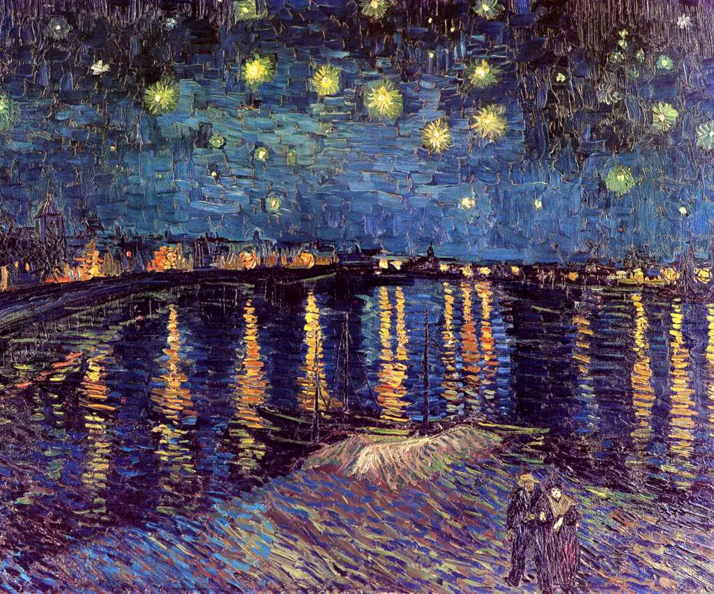 van Gogh Arles 1888-89: Starry Night Over The Rhone