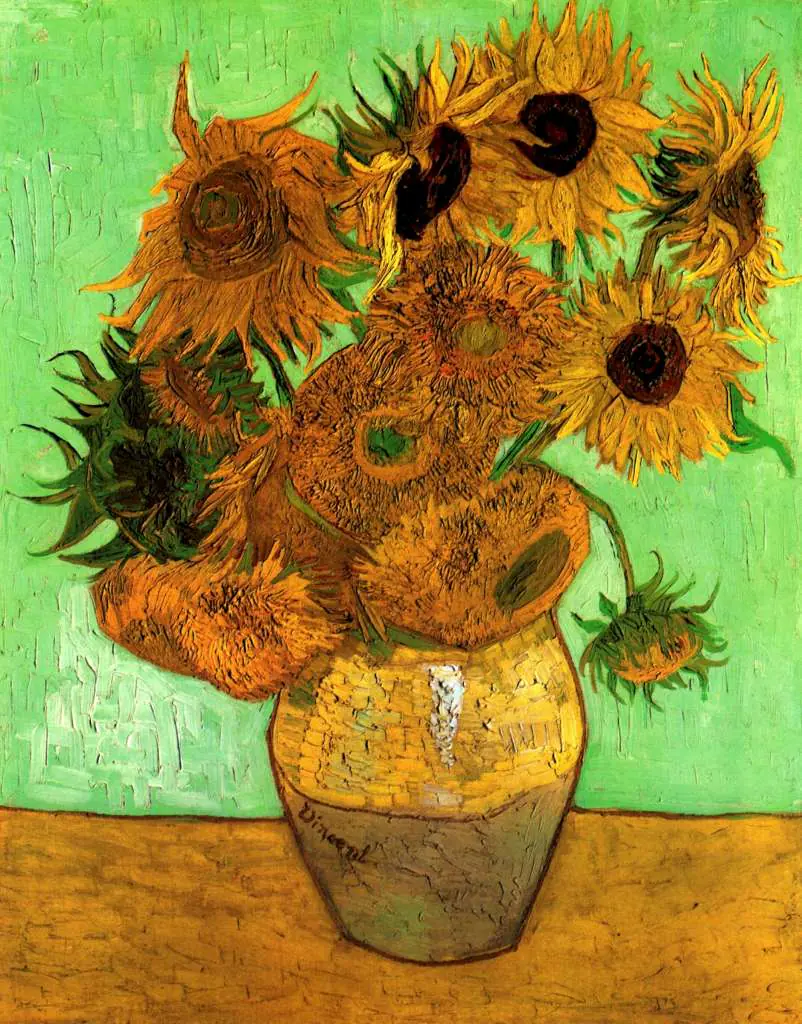 van Gogh Arles 1888-89: Still Life Vase With Twelve Sunflowers2