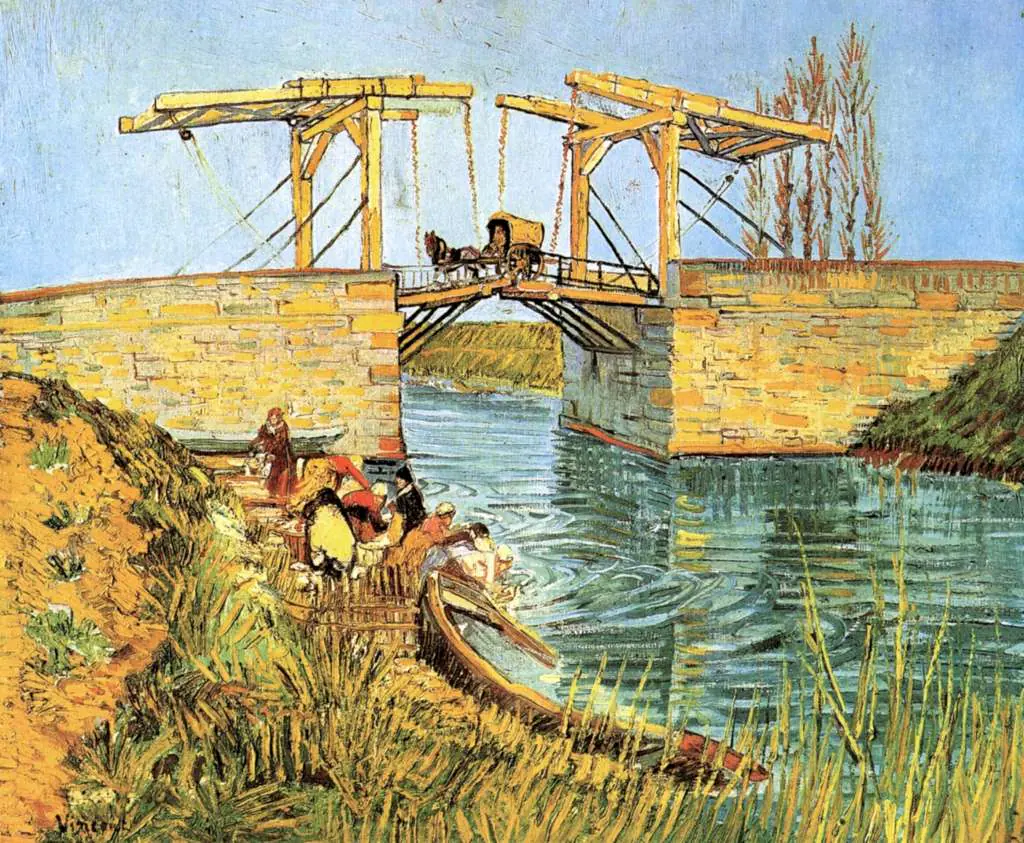van Gogh Arles 1888-89: The Langlois Bridge At Arles