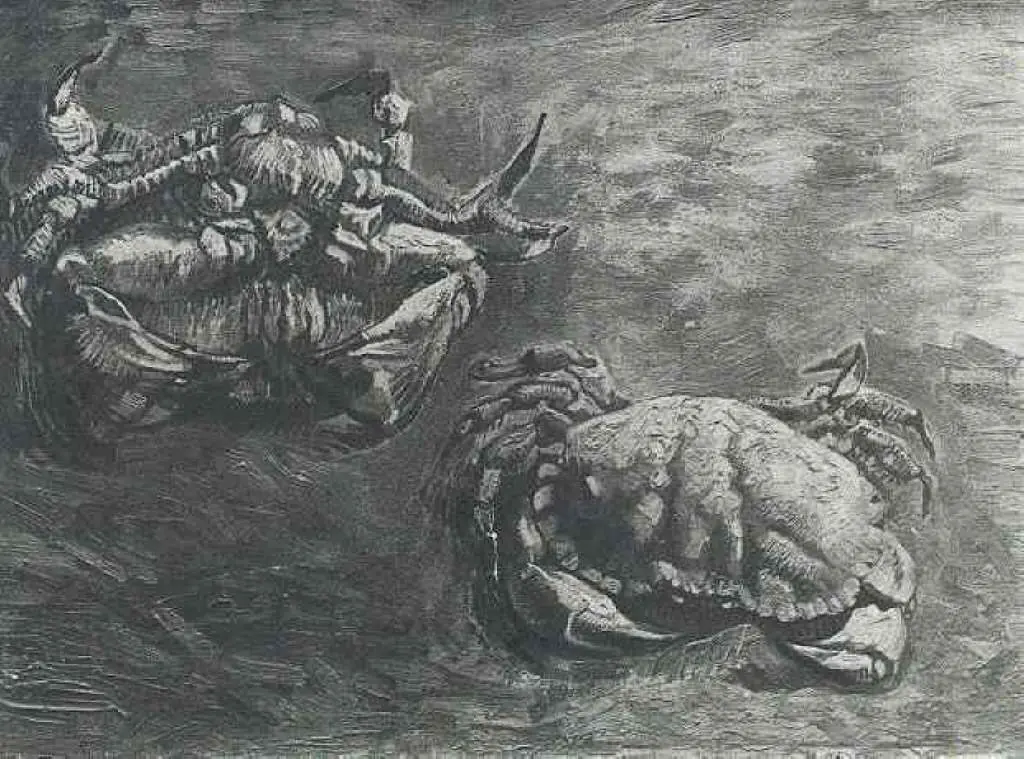 van Gogh Arles 1888-89: Two Crabs
