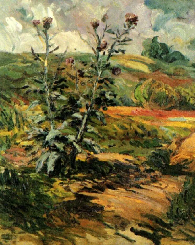 van Gogh Arles 1888-89: Two Thistles