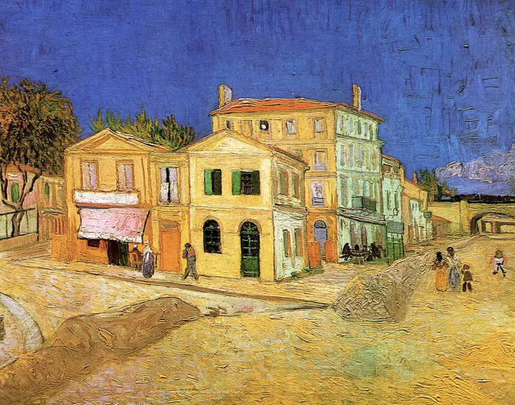 van Gogh Arles 1888-89: Vincents House In Arles