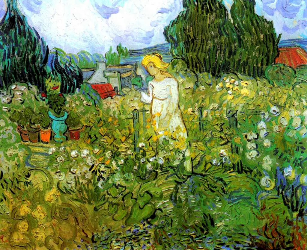van Gogh Auvers sur Oise 1890: Marguerite Gachet In The Garden