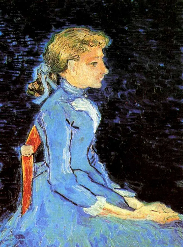 van Gogh Auvers sur Oise 1890: Portrait Of Adeline Ravoux3