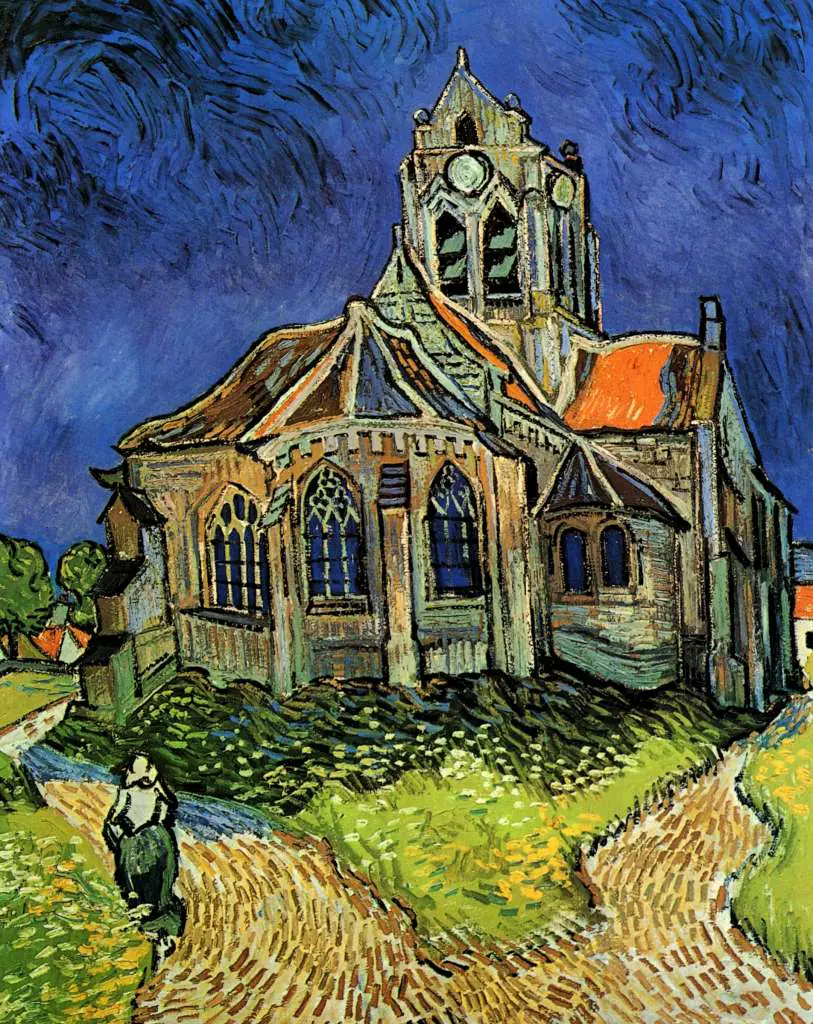 van Gogh Auvers sur Oise 1890: The Church At Auvers