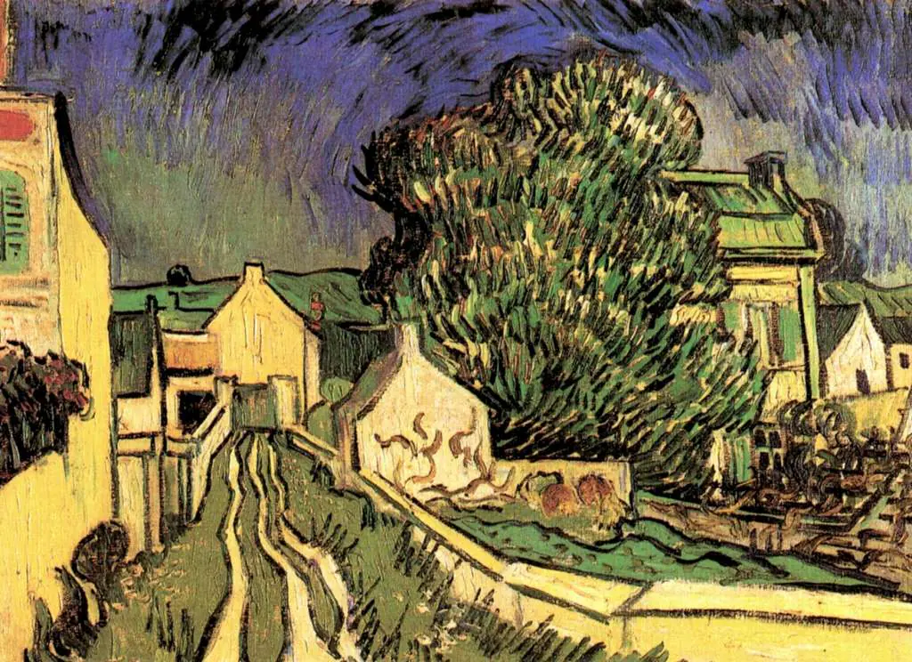 van Gogh Auvers sur Oise 1890: The House Of Pere Pilon