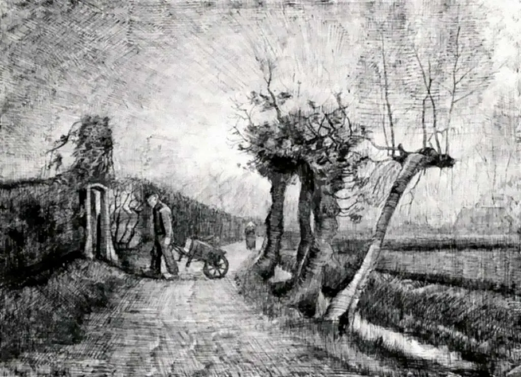 van Gogh Drawings: Behind The Hedges