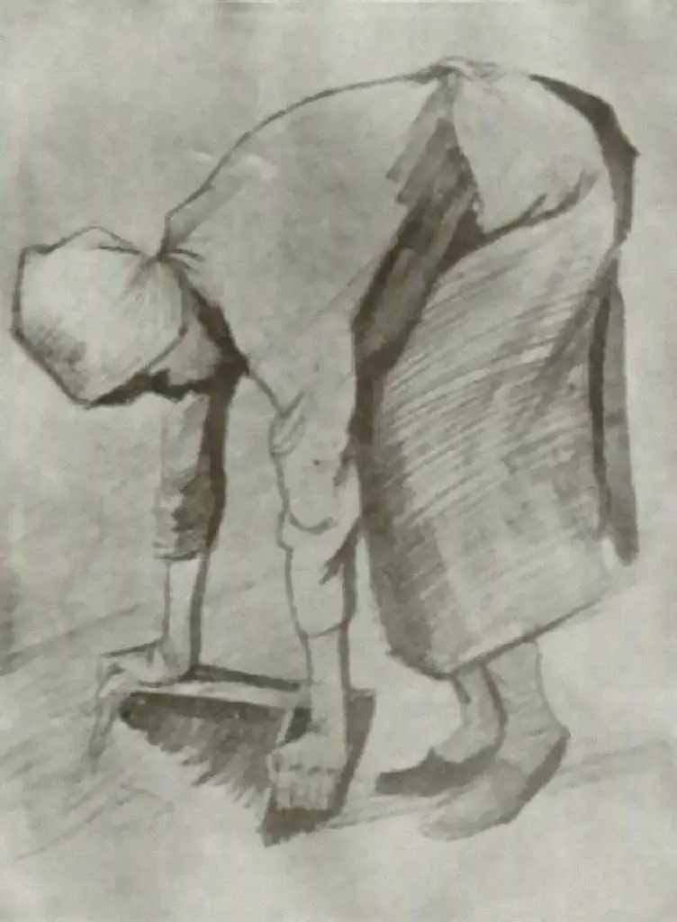 van Gogh Drawings: Bending Woman