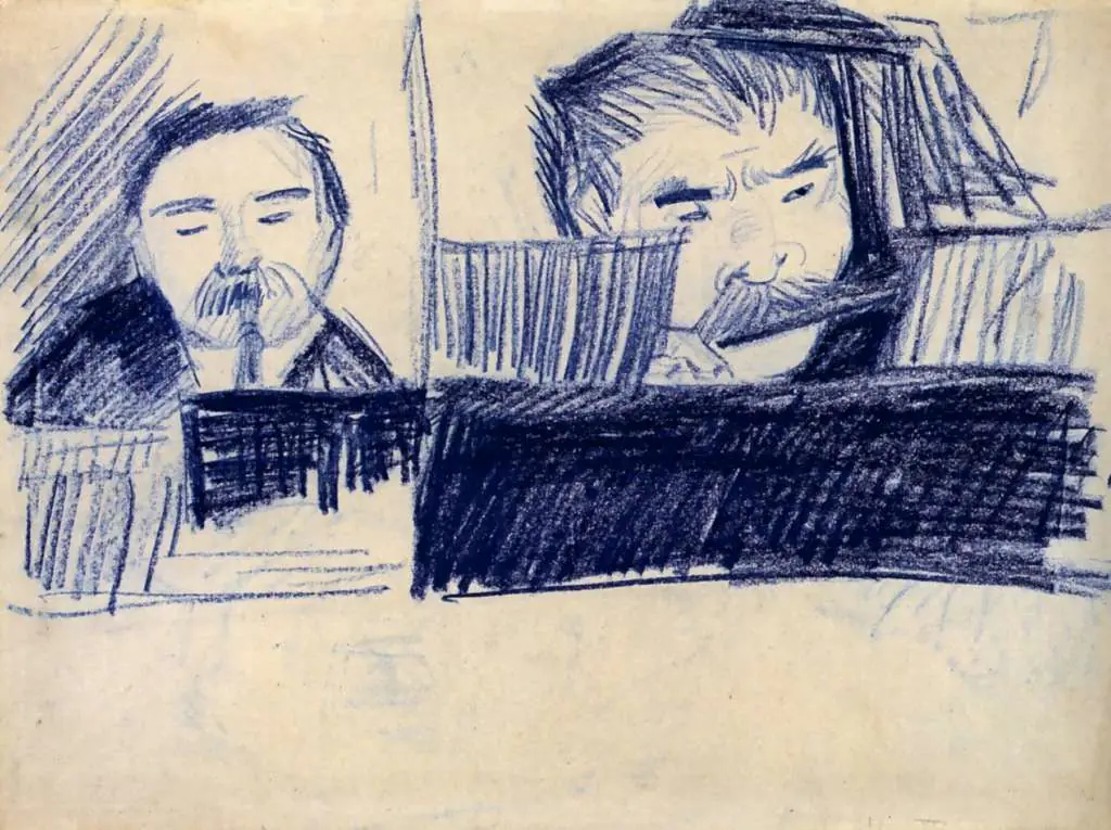 van Gogh Drawings: Clarinetist And Piccolo Player