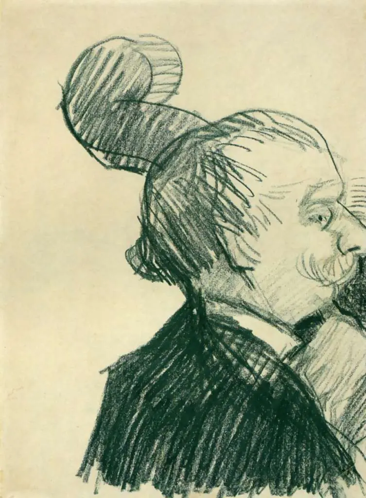 van Gogh Drawings: Double-bass Player