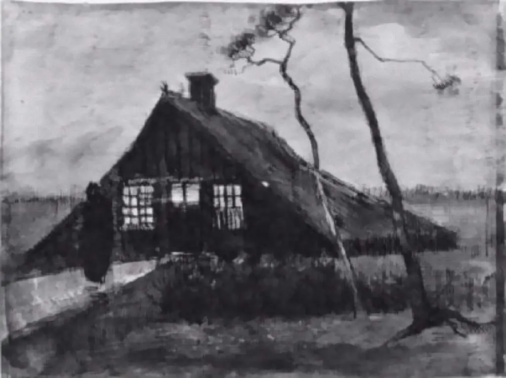 van Gogh Drawings: Farmhouse At Night