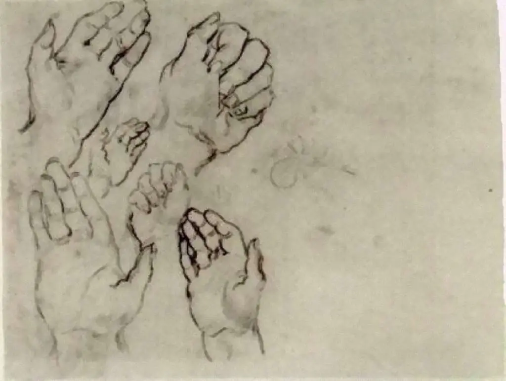 van Gogh Drawings: Hands2