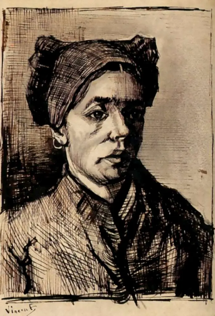 van Gogh Drawings: Head Of A Woman10