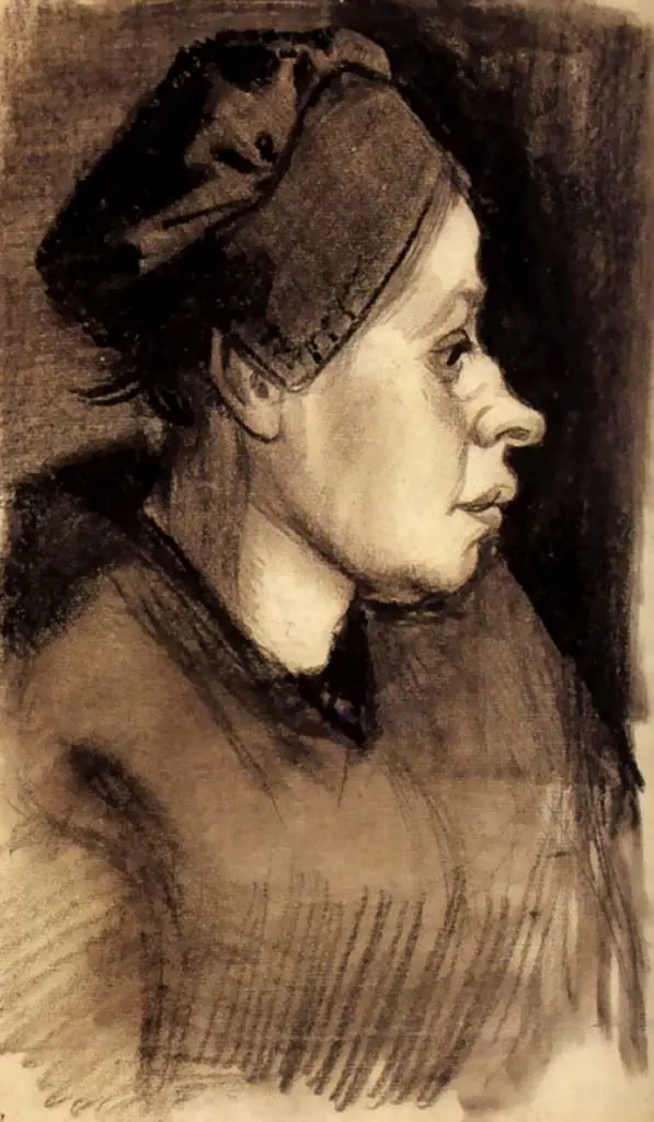 van Gogh Drawings: Head Of A Woman14