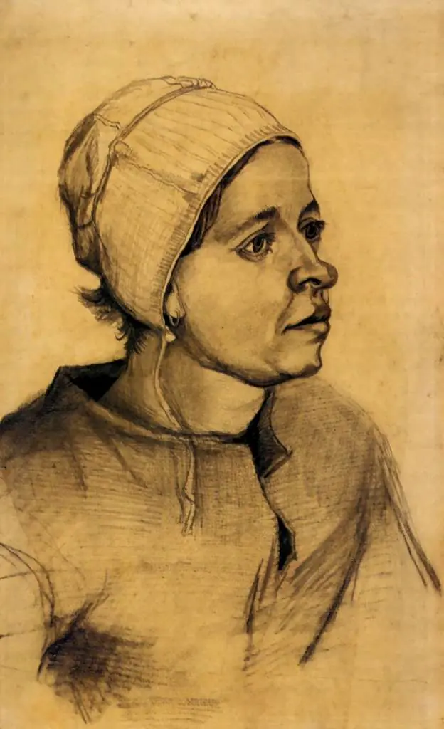 van Gogh Drawings: Head Of A Woman18
