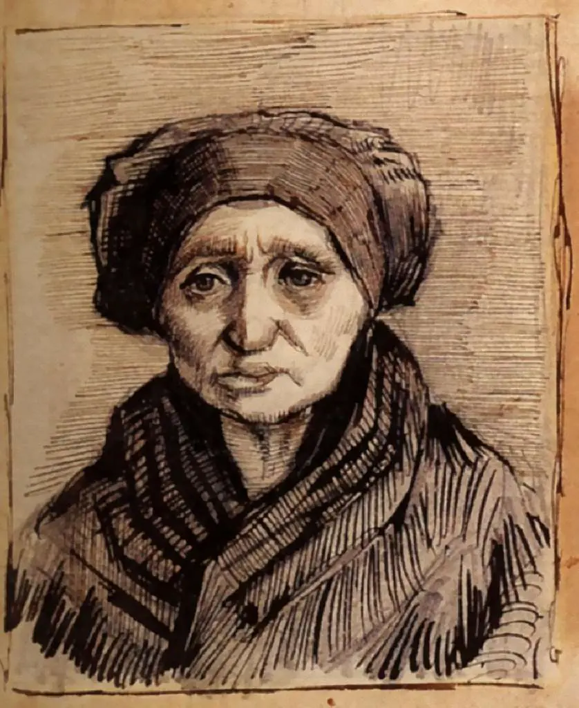 van Gogh Drawings: Head Of A Woman21