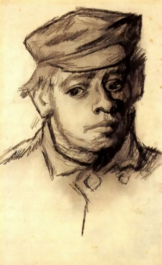 van Gogh Drawings: Head Of A Young Man
