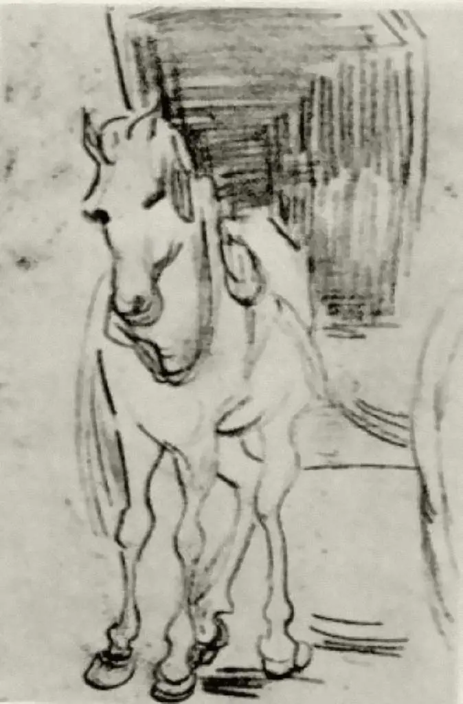 van Gogh Drawings: Horse And Carriage