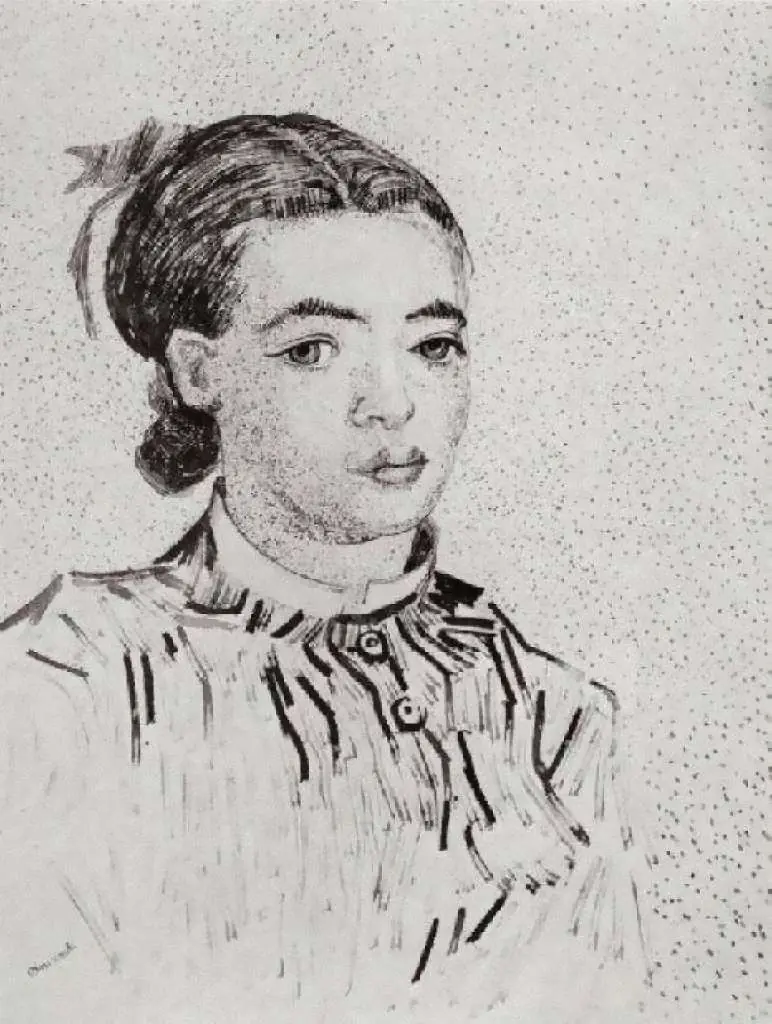 van Gogh Drawings: La Mousme Half-figure