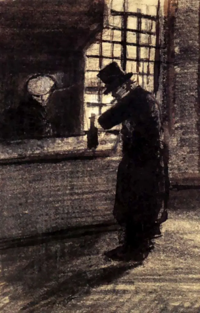 van Gogh Drawings: Man In A Village Inn