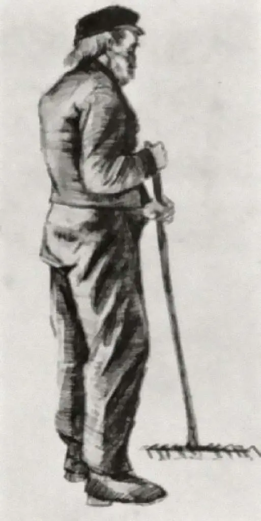 van Gogh Drawings: Man With Rake