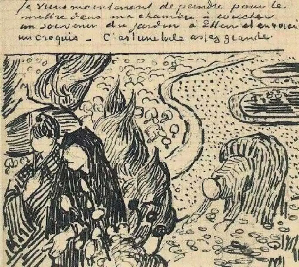 van Gogh Drawings: Memory Of The Garden At Etten
