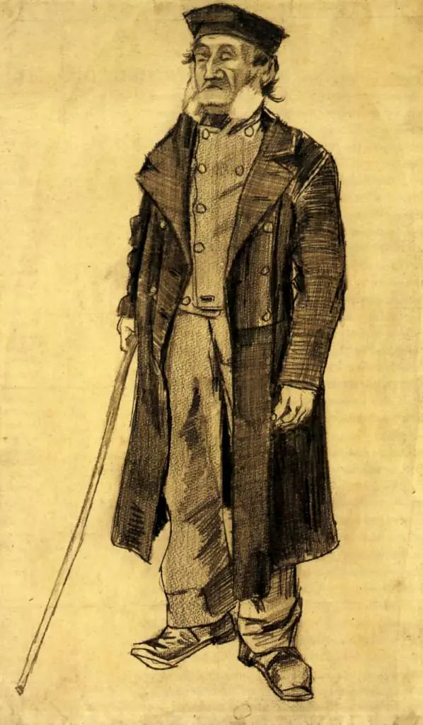 van Gogh Drawings: Old Man With A Stick