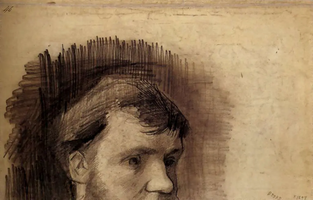 van Gogh Drawings: Part Of A Portrait Of Anthon Van Rappard