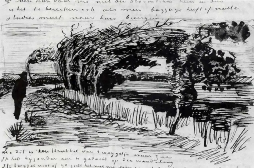 van Gogh Drawings: Path To The Beach