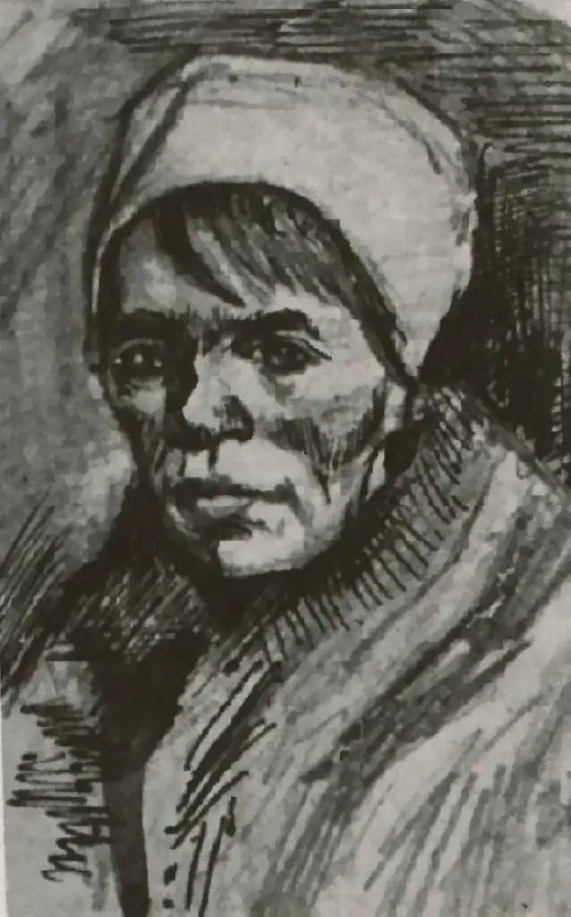 van Gogh Drawings: Peasant Woman Head