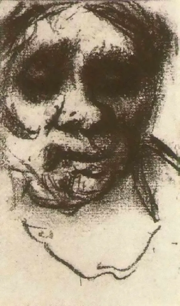 van Gogh Drawings: Peasant Woman Head19