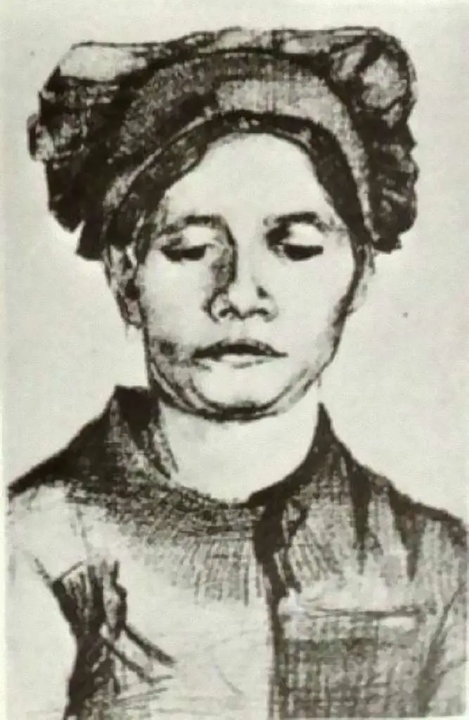 van Gogh Drawings: Peasant Woman Head7
