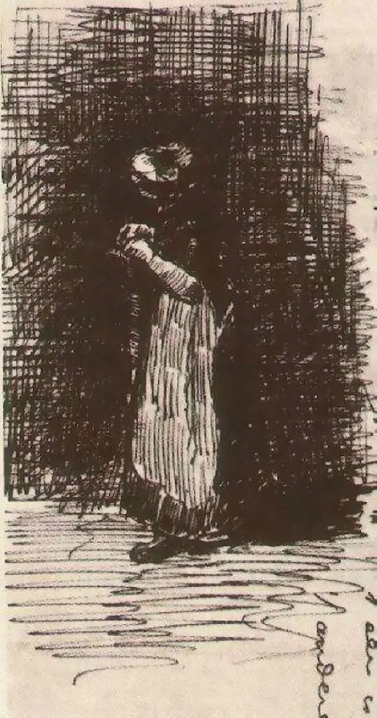 van Gogh Drawings: Scheveningen Woman Standing