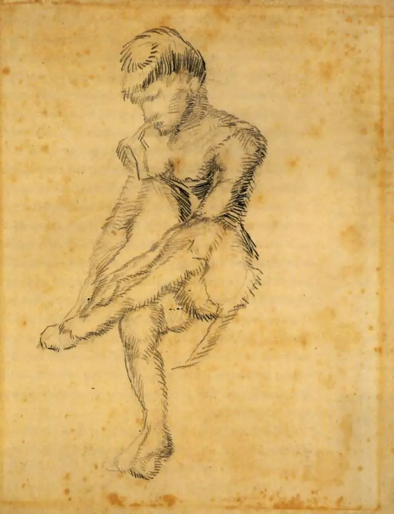 van Gogh Drawings: Seated Woman4