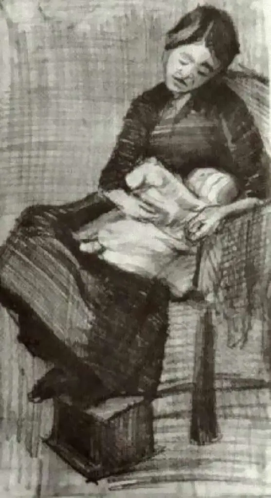 van Gogh Drawings: Sien Nursing Baby