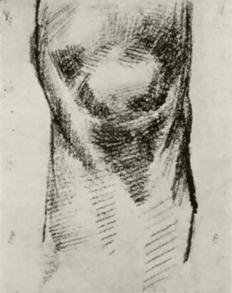 van Gogh Drawings: Sketch Of A Knee