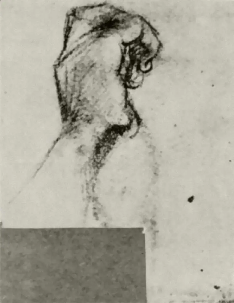 van Gogh Drawings: Sketch Of A Left Hand