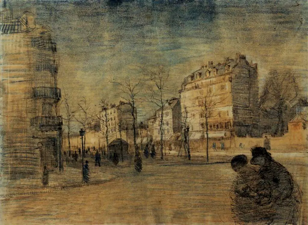 van Gogh Drawings: The Boulevard De Clichy