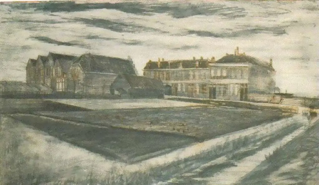 van Gogh Drawings: The Houses On Schenkweg