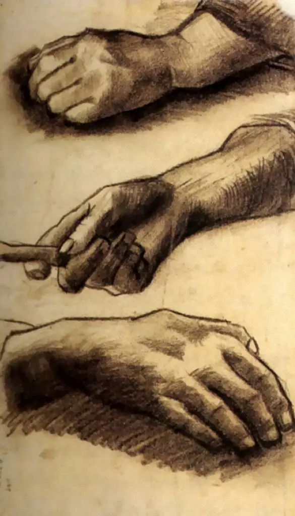 van Gogh Drawings: Three Hands