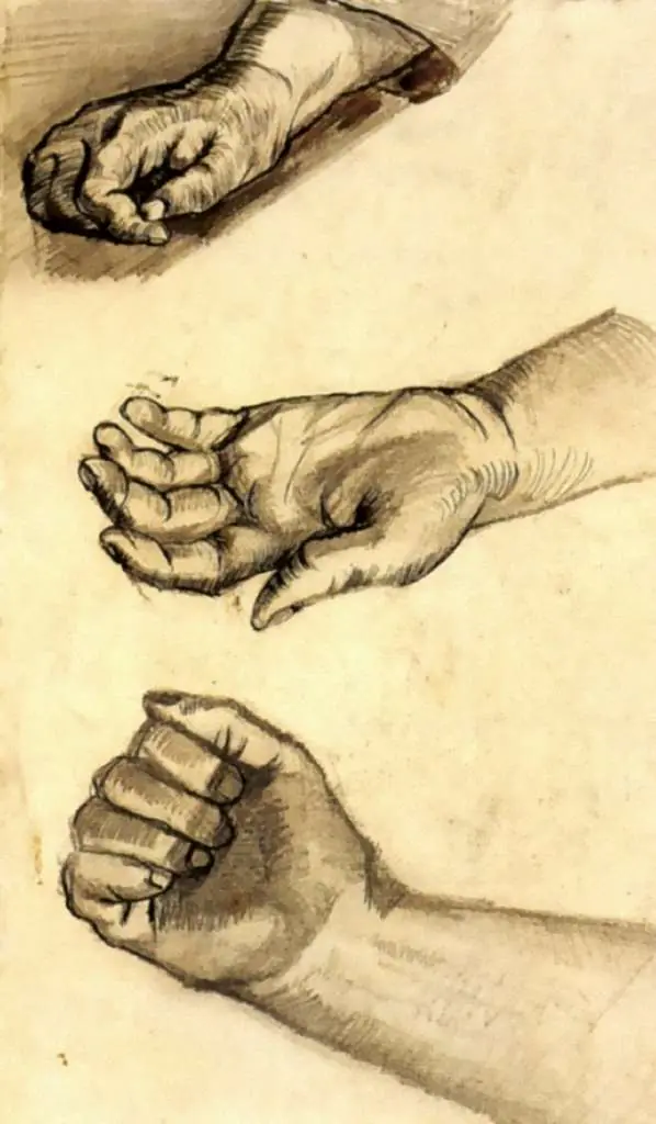 van Gogh Drawings: Three Hands3