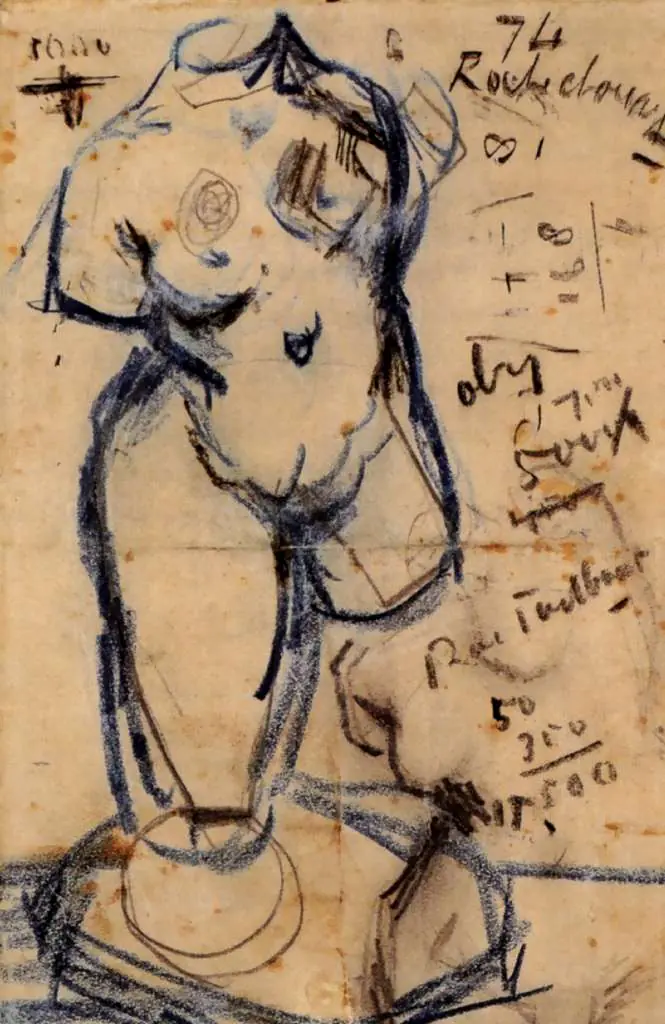 van Gogh Drawings: Torso Of Venus13