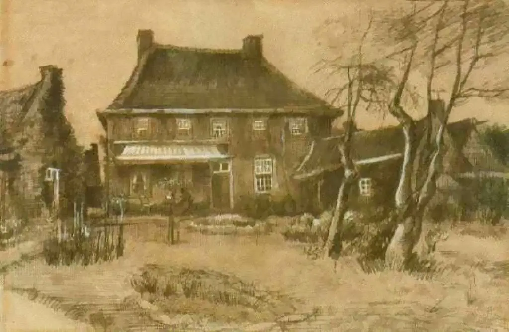 van Gogh Drawings: Vicarage At Nuenen